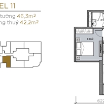 Thiết kế căn officetel 11