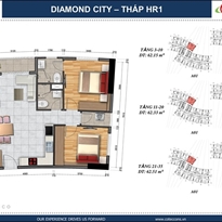 Thiết kế căn hộ A04-B04 Thiết kế căn hộ A04-B04