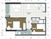 Thiết kế căn hộ 62.58 m2 | Giá: 19 triệu/m² | DT: 63m²