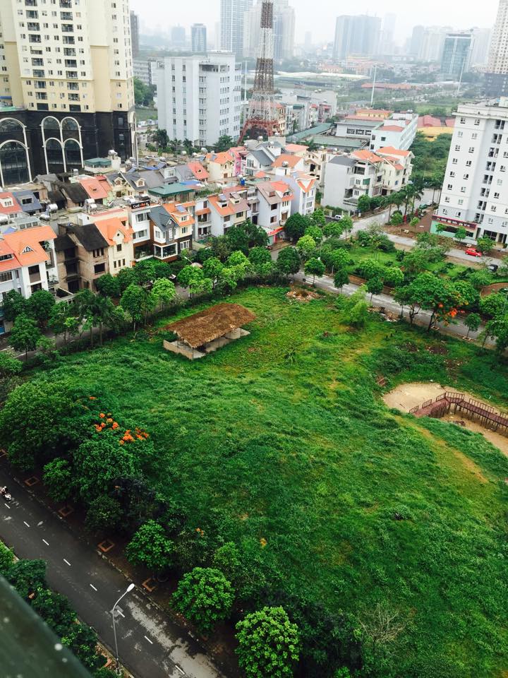 Phối cảnh tại Khu đô thị Trung Văn - Hancic