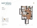 Thiết kế căn hộ 17 | Giá: 26 triệu/m² | DT: 68m²