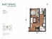 Thiết kế căn hộ 18 | Giá: 26 triệu/m² | DT: 53m²